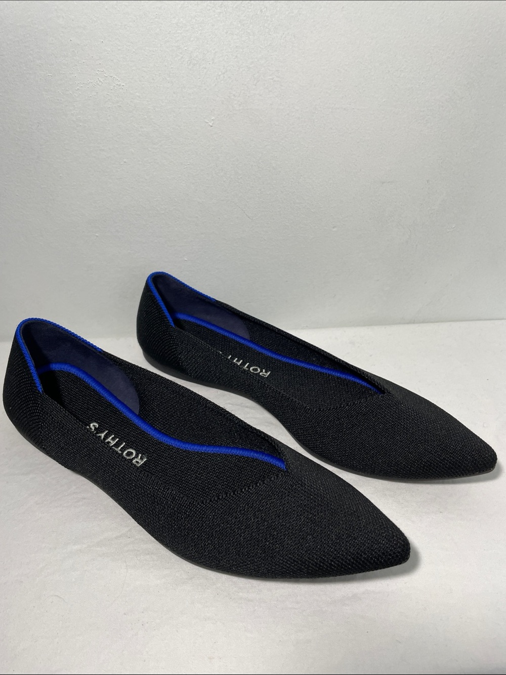Rothy's The Point II Black Flats 8 - Picture 10 of 16